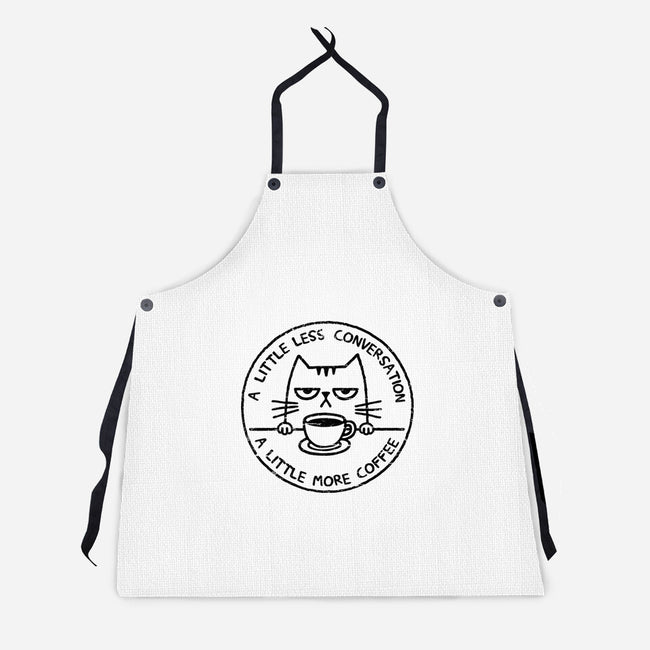 A Little More Coffee-Unisex-Kitchen-Apron-BridgeWalker
