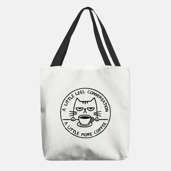 A Little More Coffee-None-Basic Tote-Bag-BridgeWalker