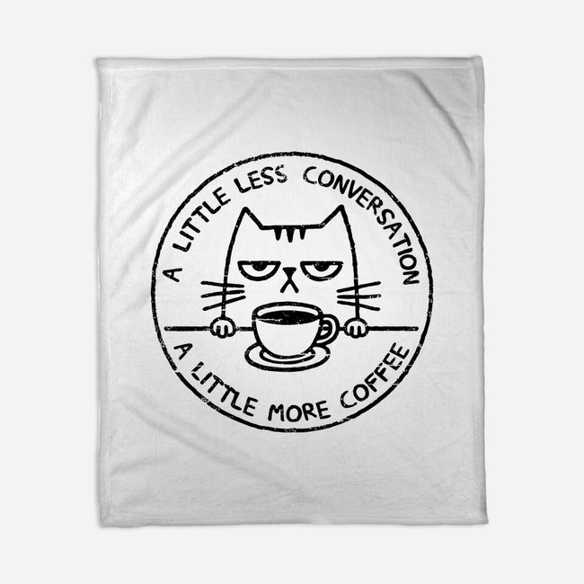 A Little More Coffee-None-Fleece-Blanket-BridgeWalker