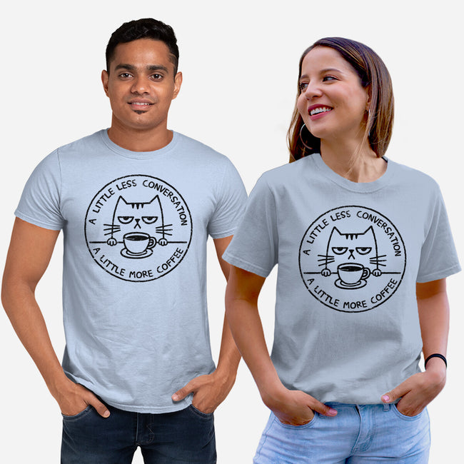 A Little More Coffee-Unisex-Basic-Tee-BridgeWalker