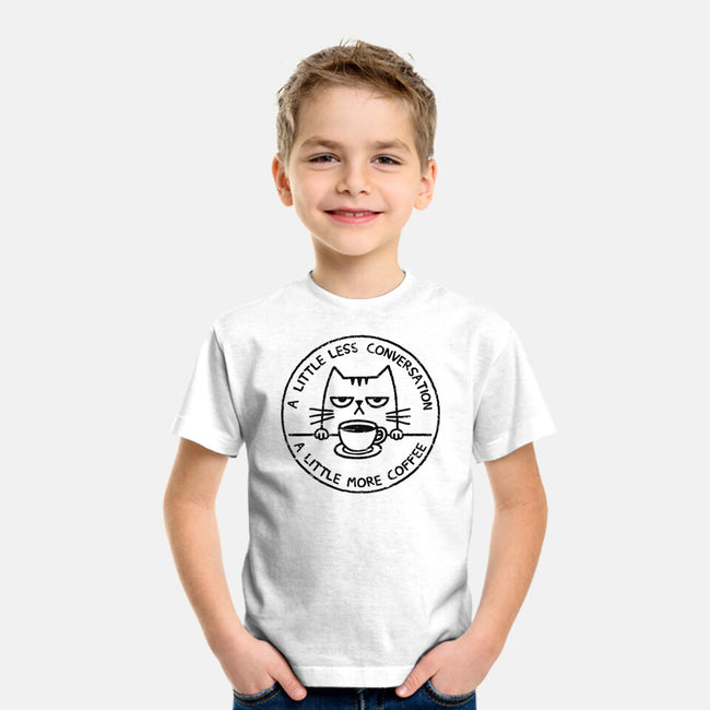 A Little More Coffee-Youth-Basic-Tee-BridgeWalker