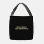 I Shall Shenan Then Shenanigan-None-Adjustable Tote-Bag-worlddominationforcats