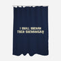 I Shall Shenan Then Shenanigan-None-Polyester-Shower Curtain-worlddominationforcats