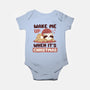 Wake Me Up When It's Christmas-Baby-Basic-Onesie-brunopires