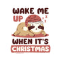 Wake Me Up When It's Christmas-Youth-Crew Neck-Sweatshirt-brunopires