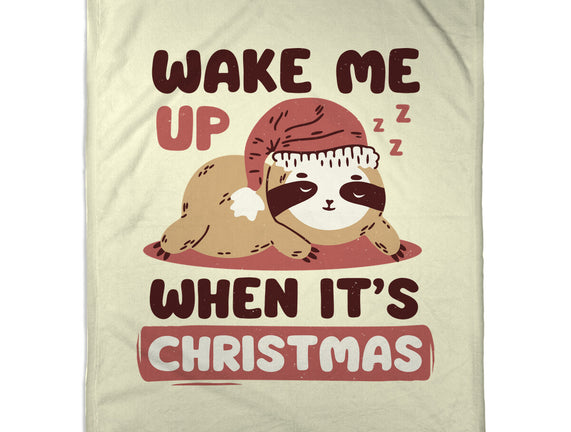 Wake Me Up When It's Christmas