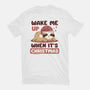 Wake Me Up When It's Christmas-Womens-Basic-Tee-brunopires