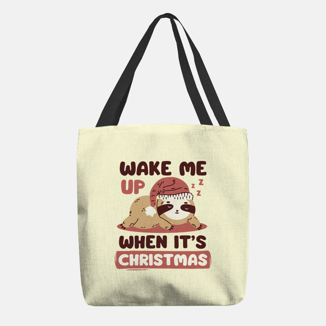 Wake Me Up When It's Christmas-None-Basic Tote-Bag-brunopires