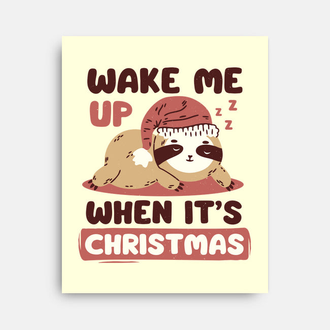 Wake Me Up When It's Christmas-None-Stretched-Canvas-brunopires