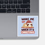 Wake Me Up When It's Christmas-None-Glossy-Sticker-brunopires