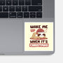 Wake Me Up When It's Christmas-None-Glossy-Sticker-brunopires