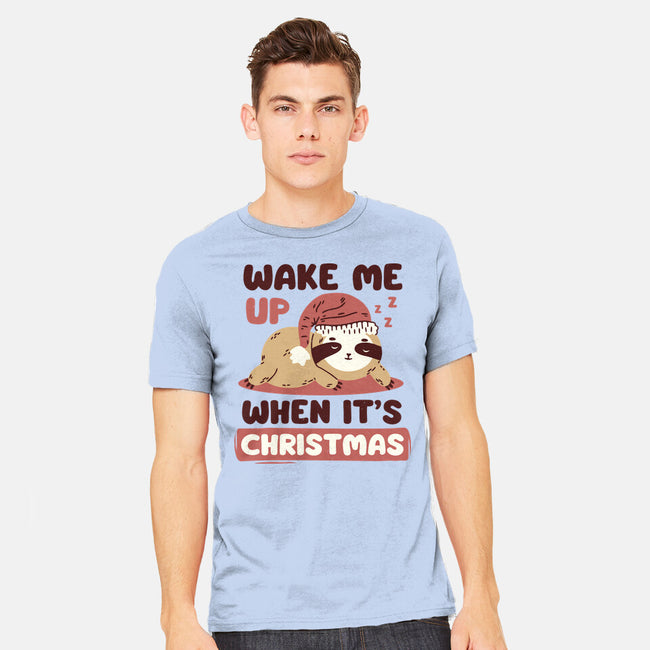 Wake Me Up When It's Christmas-Mens-Heavyweight-Tee-brunopires