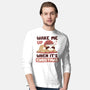 Wake Me Up When It's Christmas-Mens-Long Sleeved-Tee-brunopires