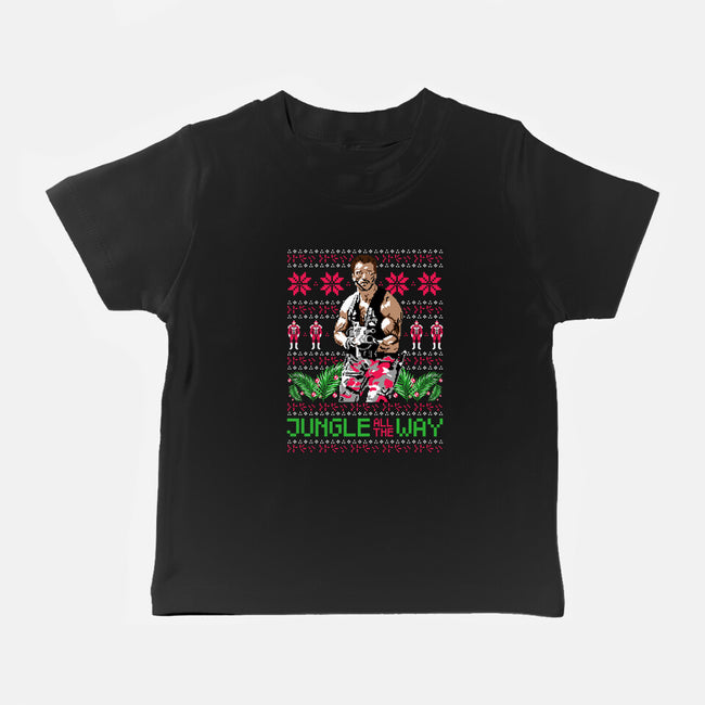 Jungle All The Way-Baby-Basic-Tee-rocketman_art