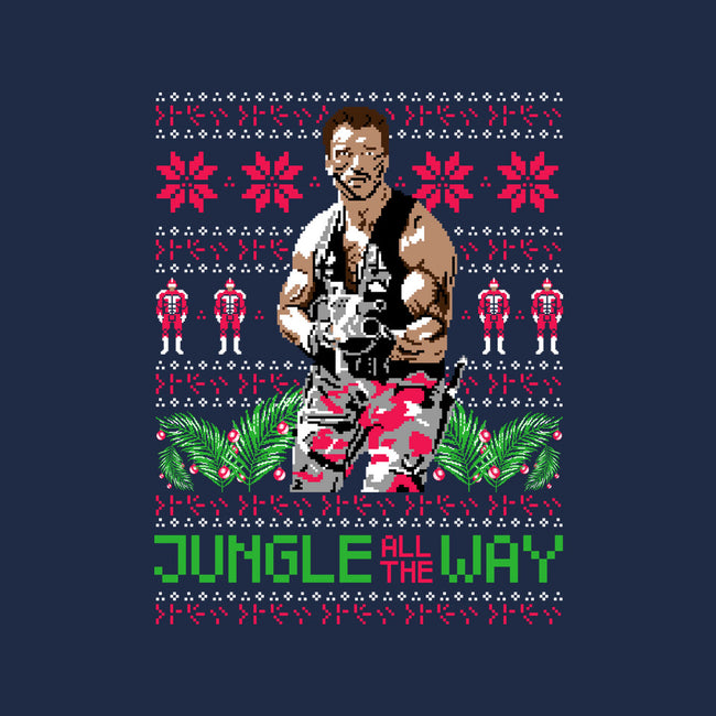 Jungle All The Way-Womens-Fitted-Tee-rocketman_art