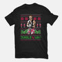 Jungle All The Way-Womens-Fitted-Tee-rocketman_art