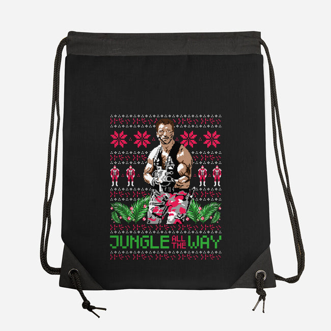 Jungle All The Way-None-Drawstring-Bag-rocketman_art