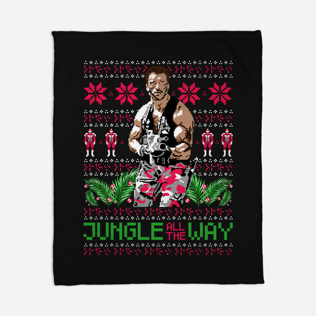 Jungle All The Way-None-Fleece-Blanket-rocketman_art