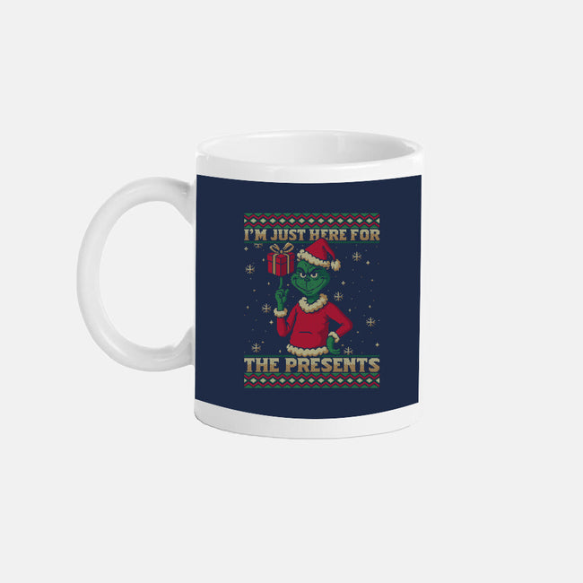 Just Here For The Presents-None-Mug-Drinkware-Popnotic