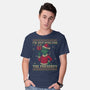 Just Here For The Presents-Mens-Basic-Tee-Popnotic