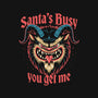 Santa's Busy-None-Glossy-Sticker-Popnotic