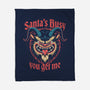Santa's Busy-None-Fleece-Blanket-Popnotic