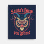 Santa's Busy-None-Stretched-Canvas-Popnotic