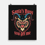 Santa's Busy-None-Matte-Poster-Popnotic