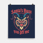 Santa's Busy-None-Matte-Poster-Popnotic