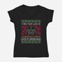 Lack Of Christmas Spirit-Womens-V-Neck-Tee-Popnotic