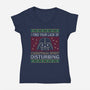 Lack Of Christmas Spirit-Womens-V-Neck-Tee-Popnotic