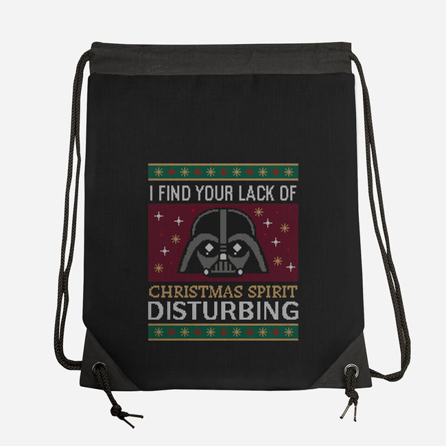 Lack Of Christmas Spirit-None-Drawstring-Bag-Popnotic