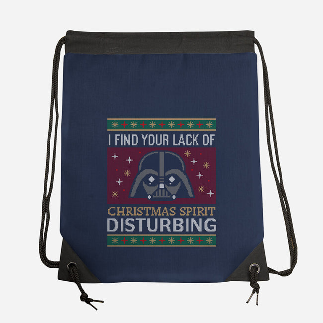 Lack Of Christmas Spirit-None-Drawstring-Bag-Popnotic