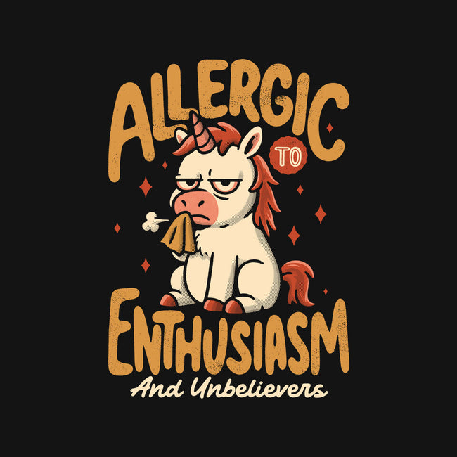 Allergic To Enthusiasm-None-Fleece-Blanket-Popnotic