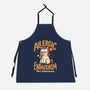 Allergic To Enthusiasm-Unisex-Kitchen-Apron-Popnotic