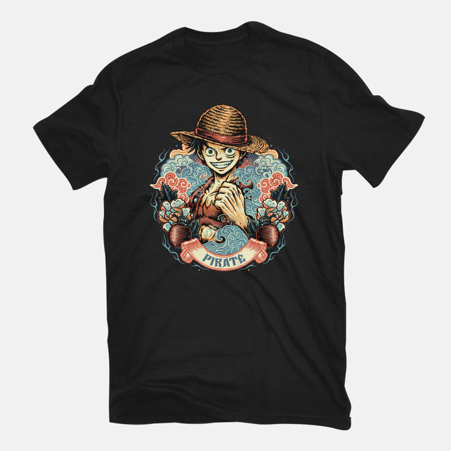 Legendary Pirate-Womens-Basic-Tee-glitchygorilla