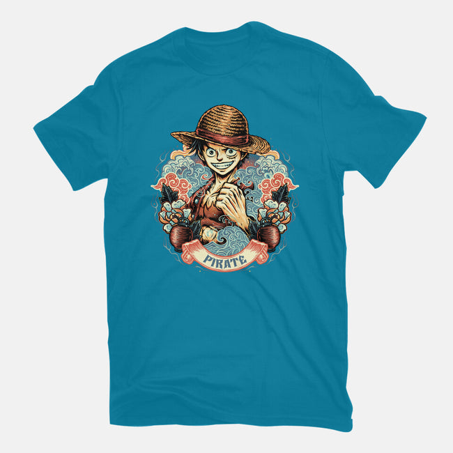 Legendary Pirate-Womens-Fitted-Tee-glitchygorilla