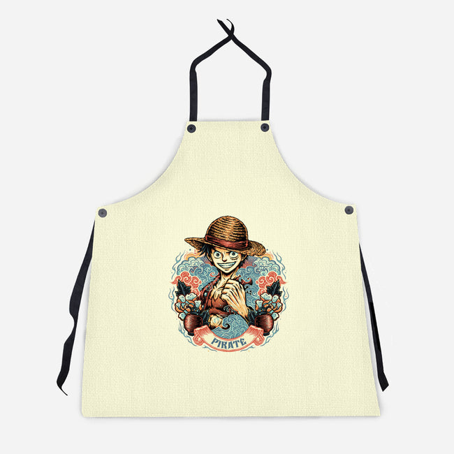 Legendary Pirate-Unisex-Kitchen-Apron-glitchygorilla