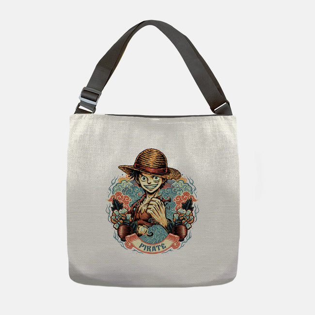Legendary Pirate-None-Adjustable Tote-Bag-glitchygorilla