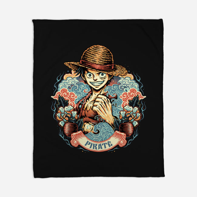 Legendary Pirate-None-Fleece-Blanket-glitchygorilla