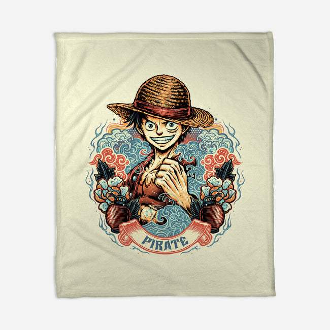 Legendary Pirate-None-Fleece-Blanket-glitchygorilla