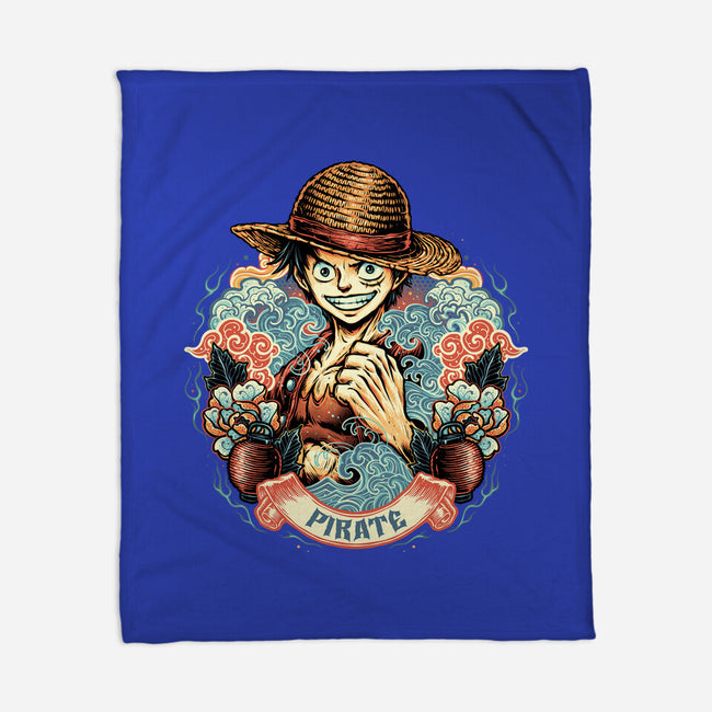 Legendary Pirate-None-Fleece-Blanket-glitchygorilla