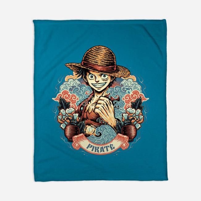 Legendary Pirate-None-Fleece-Blanket-glitchygorilla