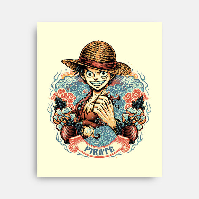 Legendary Pirate-None-Stretched-Canvas-glitchygorilla