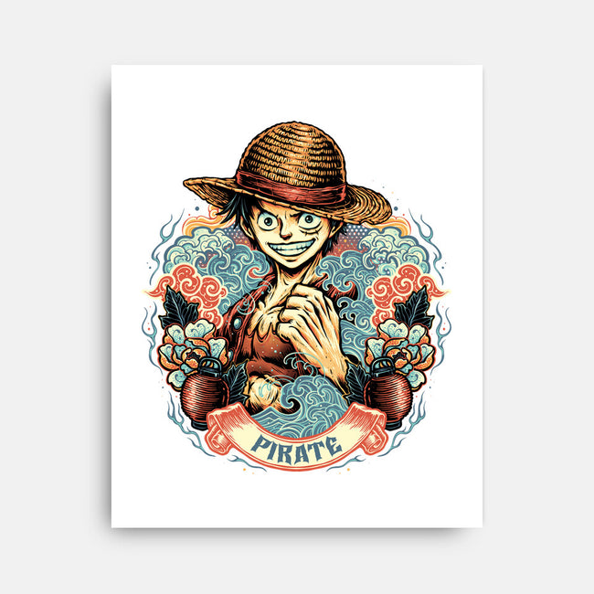 Legendary Pirate-None-Stretched-Canvas-glitchygorilla