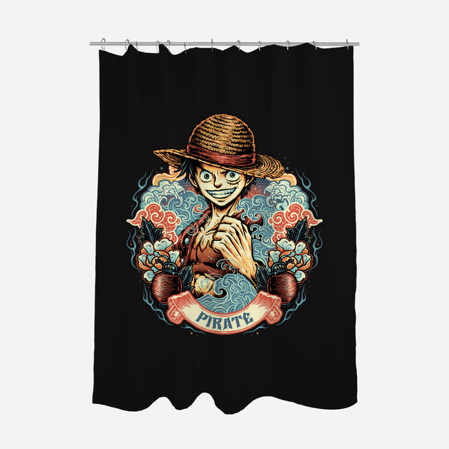 Legendary Pirate-None-Polyester-Shower Curtain-glitchygorilla