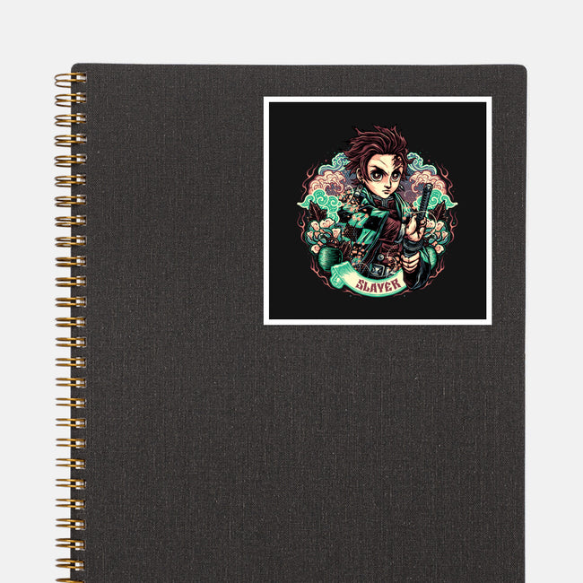 Legendary Slayer-None-Glossy-Sticker-glitchygorilla