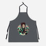 Legendary Slayer-Unisex-Kitchen-Apron-glitchygorilla