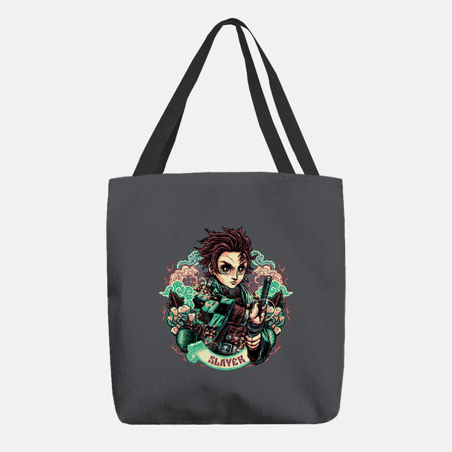 Legendary Slayer-None-Basic Tote-Bag-glitchygorilla