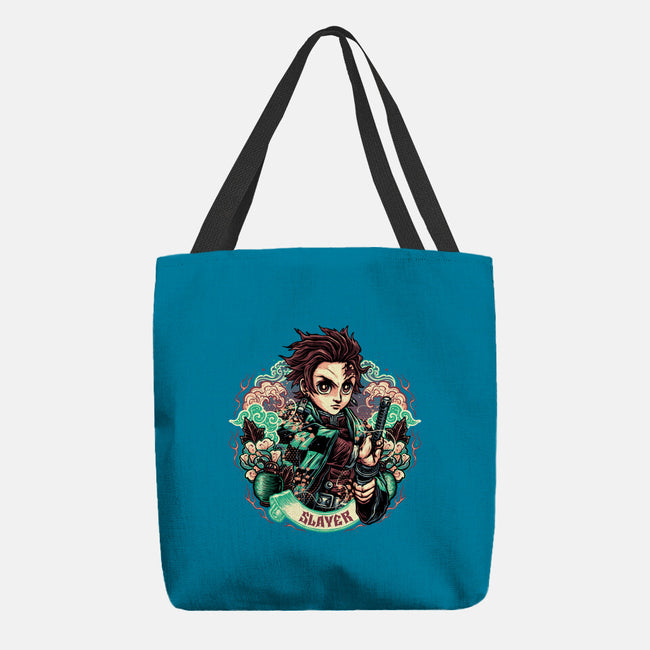 Legendary Slayer-None-Basic Tote-Bag-glitchygorilla